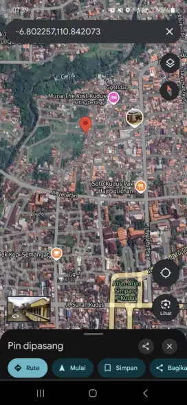 Dijual tanah milik sendiri