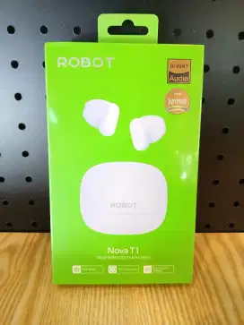 ROBOT TWS Earphone Wireless Bluetooth 5.4 with Gagang Pendek Mini 2 cm