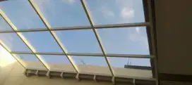 Kanopi solarflat transparan