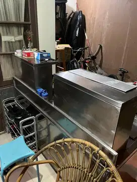 meja stainless Dagangan