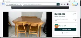 Meja Kursi Cafe