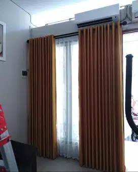 Jasa Tirai Gorden Jendela Gordyn Mewah Hordeng Model Terbaru Murah