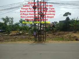 DIJUAL CEPAT LAHAN TANAH 354 M2 SHM