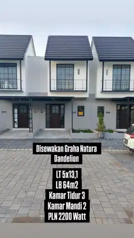 disewakan rumah graha natura