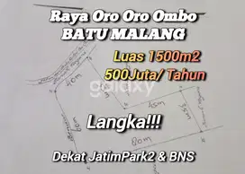 Tanah Komersial Strategis Raya Oro Oro Ombo Batu GMK03439