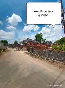 Tanah diJual Murah Kawasan Perumahan Purwomartani