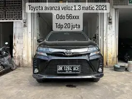 Tdp 20 juta, toyota avanza 1.3 veloz matic 2021