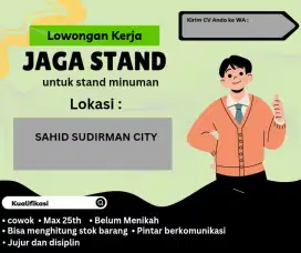 Jaga stand minuman
