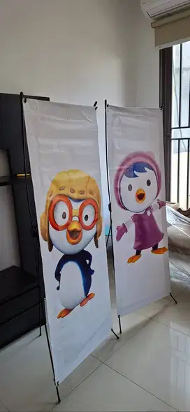 kaki x banner 2pcs