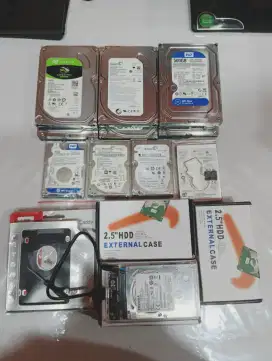 HDD Hardisk Laptop PC Eksternal Internal Game Playstation Komputer CPU
