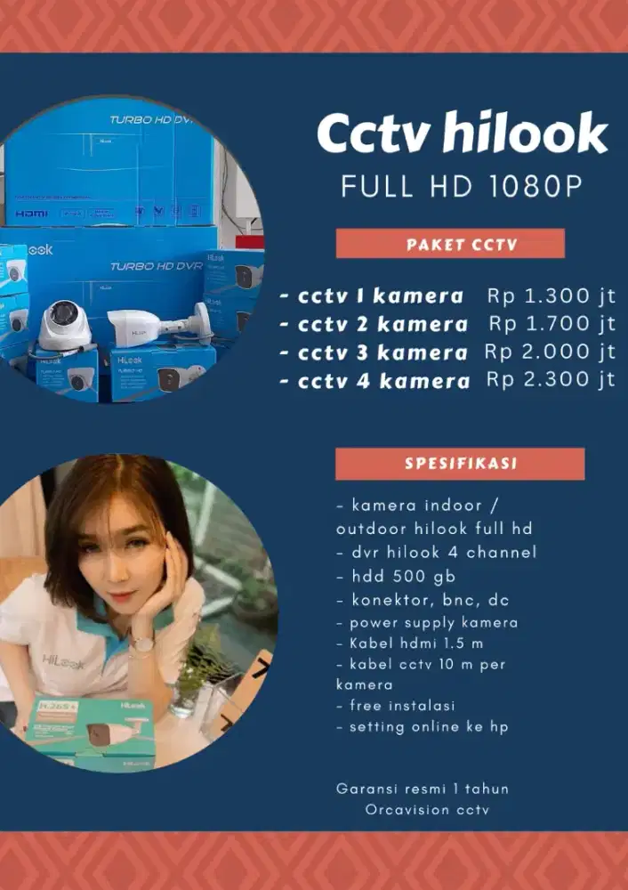 Promo paket CCTV murah garansi resmi