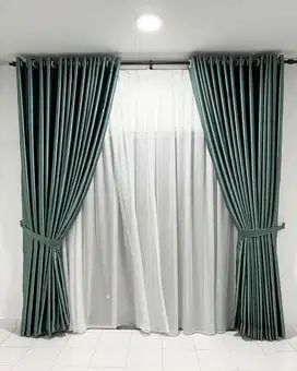 Ready Gorden Jendela Terbaru Minimalis Mewah Murah Gordyn Hordeng