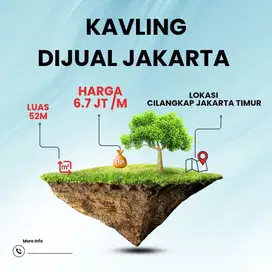 Tanah Kavling Siap Bangun Dlm Cluster Pinggir Jln Raya Cilangkap Baru
