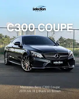 (LOW ODO) Mercedes Benz C300 Coupe AMG 2019