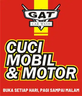 Dibutuhkan pegawai cuci mobil / motor