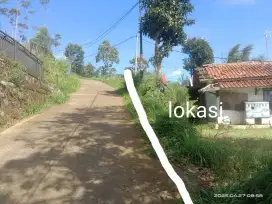 Jual tanah pingir jalan luas 70tmbk srt SHM udah ada bonus bangunan