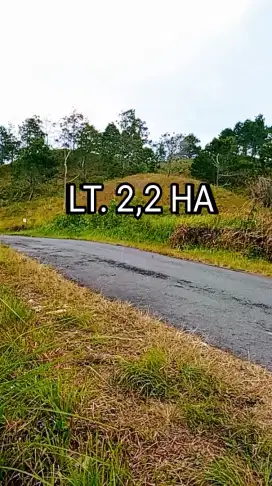 JUAL 2,2 HA TANAH VIEW DANAU TOBA DAN BUKIT SIPISOPISO (081264304189)