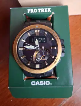 Casio Pro Trek PRW-7000V-1 with Vintage Gold Bezel