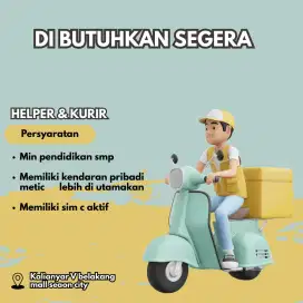 Loker Helper & Kurir