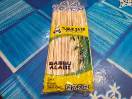 Tusuk sate kambing panjang 22,5 cm isi-berat 185 gram