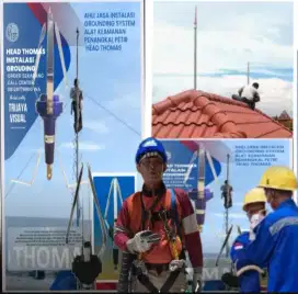 Spesialis ahli jasa pasang penangkal petir dan grounding mesin