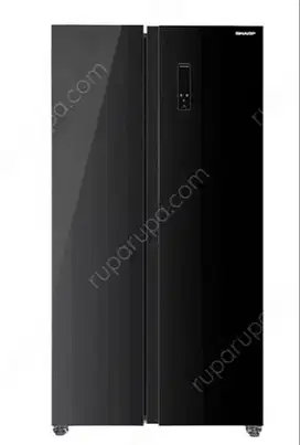 Sharp 563 Ltr Kulkas 2 Pintu Side By Side Sj-is61ga-bk - Hitam