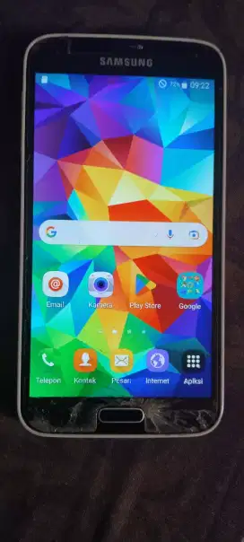Samsung s5 ori sein  hp aja retak normal masih 3g