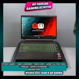 Hp Pavilion Gaming EC1077AX Ryzen 5 4600H GTX1650 4GB Ram16/512GB