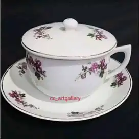 Cangkir kopi china lawas five rose