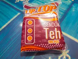 Sendok teh plastik bening
