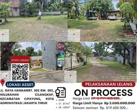 Djual melalui lelang rmh plus bangunan harga murah