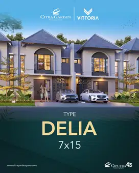 DIJUAL Rumah Terbaru Tanpa DP Citra Garden Gowa type Delia 2 Lantai