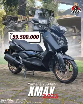 Yamaha New XMax 250 ABS Connected 2023 Luxury Black Matte Odo 1rb