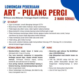 DICARI ART PULANG-PERGI, 2 HARI SEKALI