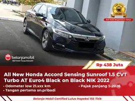 [ GARANSI 5TH ] Honda Accord Sensing Sunroof 1.5 Turbo 2022/2023
