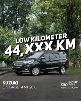 FREE ETOLL & BBM FULL TANK SUZUKI ERTIGA GL 1.4 MT 2018 MANUAL
