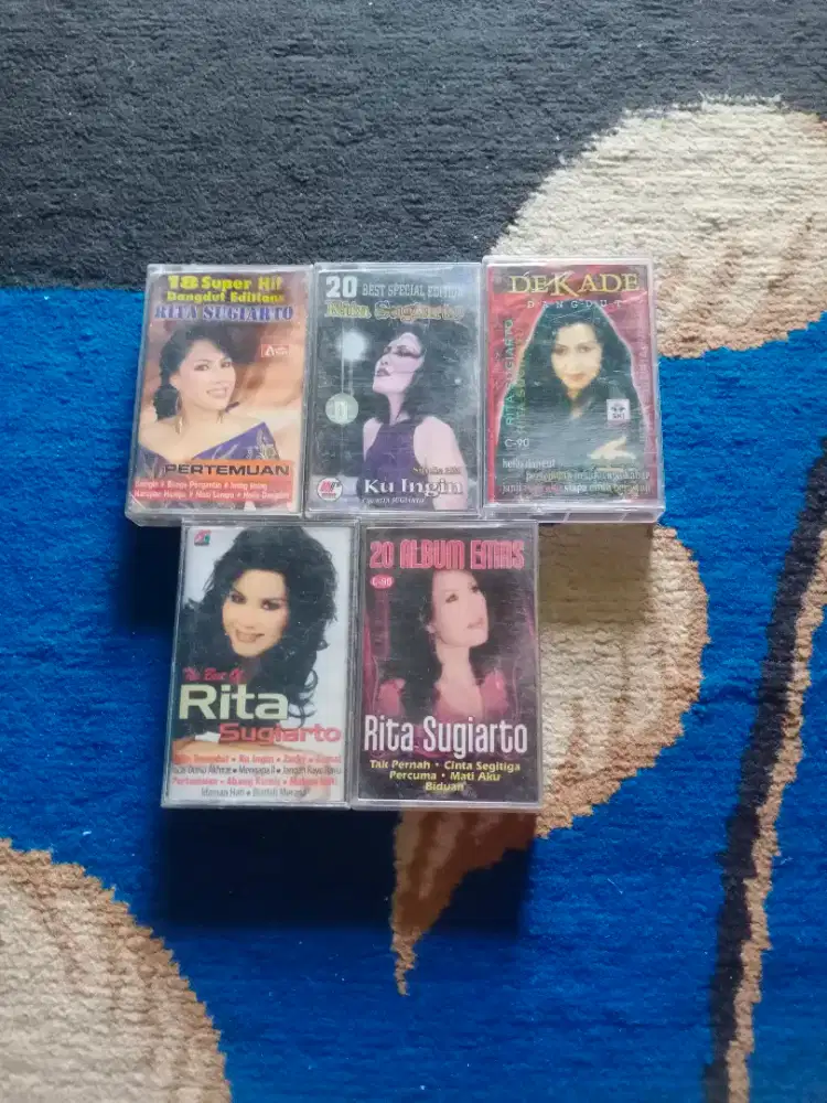 KOLEKSI KASET PITA ORIGINAL ALBUM RITA SUGIARTO