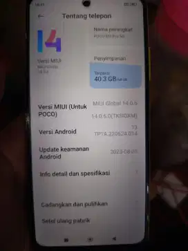 Poco M3 Pro 5G NFC Ram 4/64 fullset minus dikit