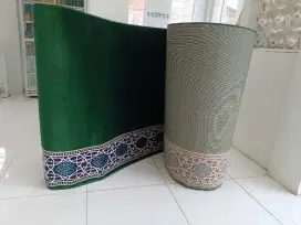 Karpet masjid type Maulana hijau polos