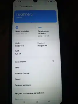 Realme note 60,Ram 6/128 fullset