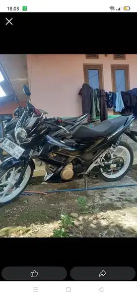 SATRIA FU 2013 BARONG AKHIR LIMITED EDITION BLACK