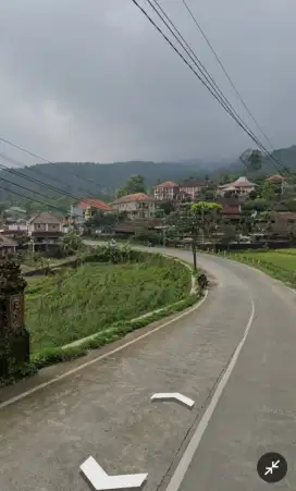 Tanah strategis dekat wisata air panas pacet
