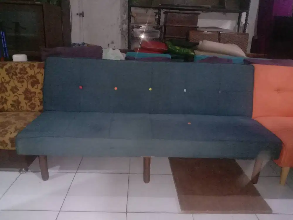 Sofa Bed minimalis biru