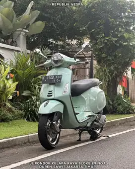 Piaggio Vespa Primavera S150 IGET ABS TH 2021 Warna Green Relax