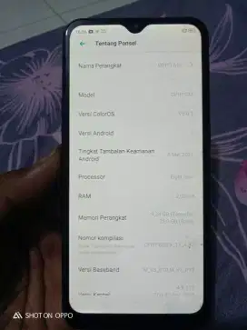Jual aja nih hp Oppo a1k minus di lcd,ada yg g bs di ketik ram 2/33