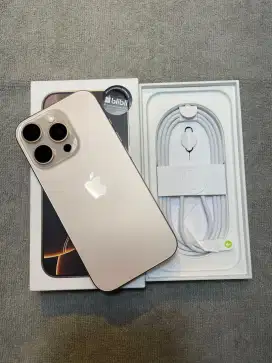 JUAL SECOND IPHONE 16 PRO 128GB/DESERT TITANIUM GARANSI RESMI
