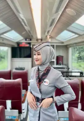 (EX KAI) SERAGAM PRAMUGARI PRAMUGARA KERETA API INDONESIA