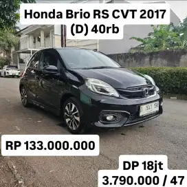 Antik KM 40rb.. Honda Brio RS CVT 2017 (D)