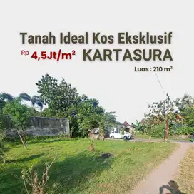 Tanah 210 m² Dekat UMS Solo – Cocok Kos Eksklusif