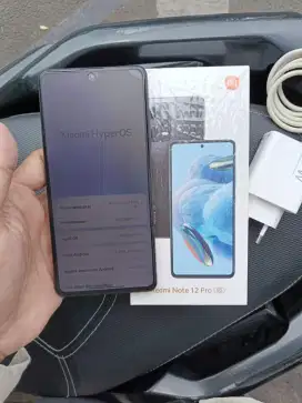Xiaomi Note 12 Pro 5G 8-4/256 like new lngkp ORI TT masuj